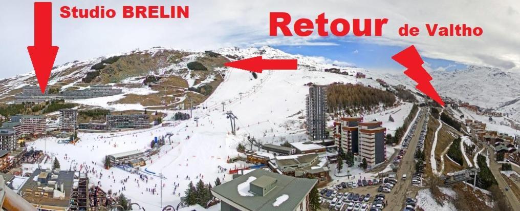 Studio Les Menuires Brelin 圣马丁德贝尔维尔 外观 照片